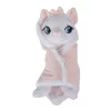 Disney Marie Le Chat Peluche Couverture Blanc Rose