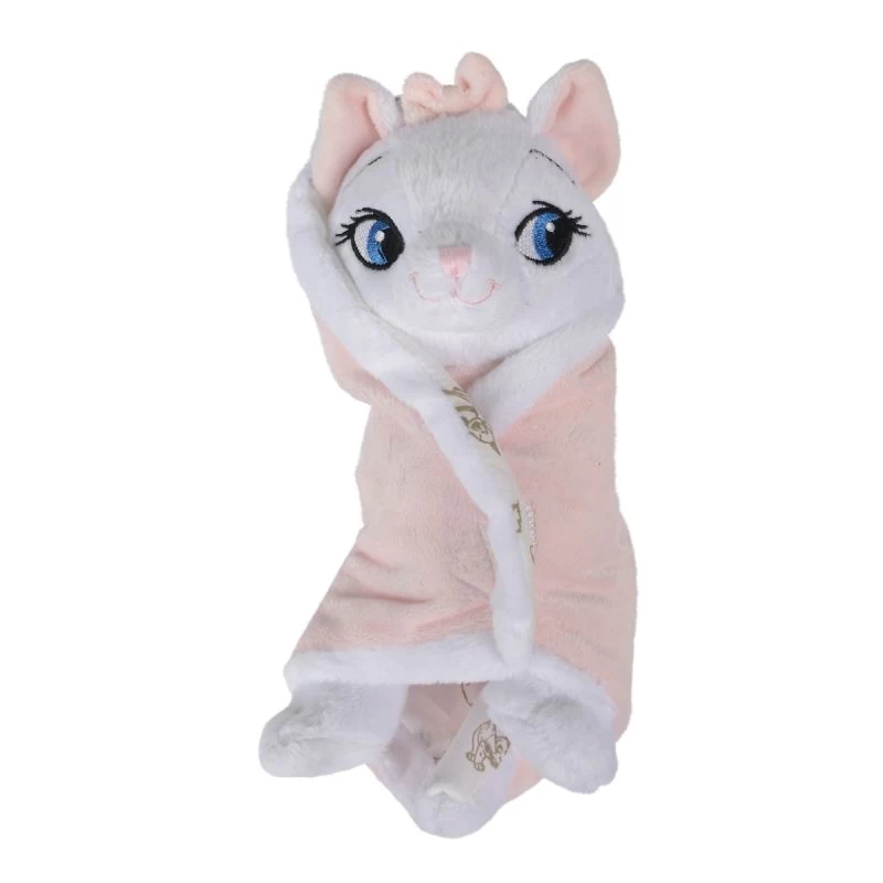 Disney Marie Le Chat Peluche Couverture Blanc Rose 1 Disney Marie Le Chat Peluche Couverture Blanc Rose