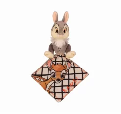 Disney Panpan Le Lapin Doudou Mouchoir Cutie Bambi Gris 25 Cm