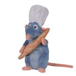 Disney Ratatouille Peluche Rémy Le Rat Avec Baguette 25 Cm