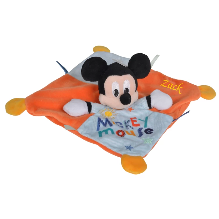 Disney Mickey La Souris Doudou Plat Indigo Dreams Orange Bleu 25 Cm 1 Disney Mickey La Souris Doudou Plat Indigo Dreams Orange Bleu 25 Cm