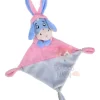 Disney Bourriquet Doudou Déguisé En Lapin Bleu Rose Feuille