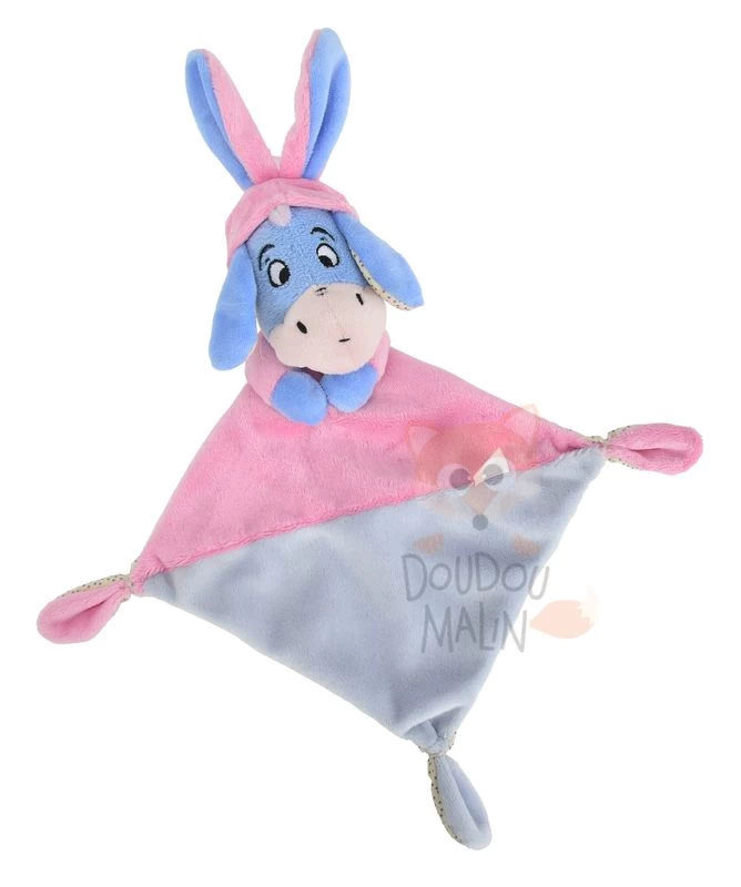 Disney Bourriquet Doudou Déguisé En Lapin Bleu Rose Feuille 1 Disney Bourriquet Doudou Déguisé En Lapin Bleu Rose Feuille