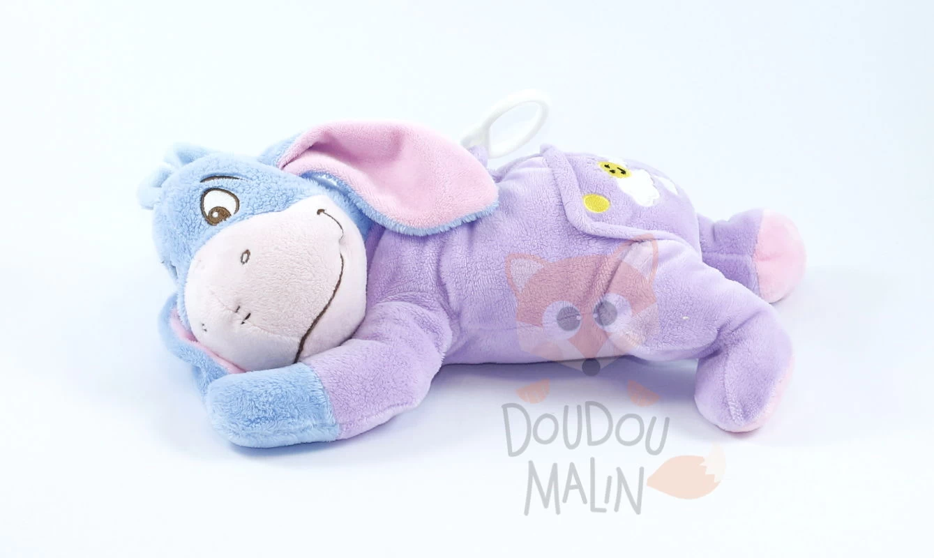 Disney Bourriquet L'âne Boîte à Musique Violet Bleu Nuage 1 Disney Bourriquet L'âne Boîte à Musique Violet Bleu Nuage