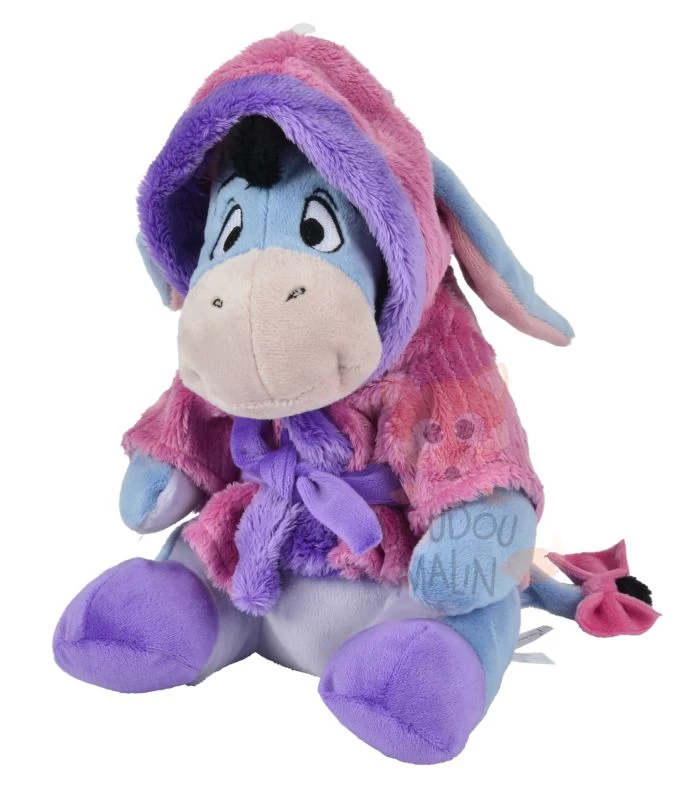 Disney Bourriquet L'âne Peluche Peignoir Violet Bleu 25 Cm 1 Disney Bourriquet L'âne Peluche Peignoir Violet Bleu 25 Cm