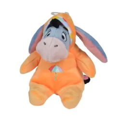 Disney Bourriquet L'âne Mini Peluche Pyjama Orange Parapluie 20 Cm