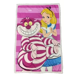 Disney Le Chat Du Cheshire Plaid Sherpa 150 X 100 Cm
