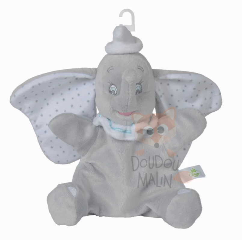 Disney Dumbo L'éléphant Marionnette Gris Blanc étoile 1 Disney Dumbo L'éléphant Marionnette Gris Blanc étoile