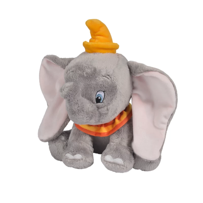 Disney Dumbo L'éléphant Peluche Gris Orange 25 Cm 1 Disney Dumbo L'éléphant Peluche Gris Orange 25 Cm