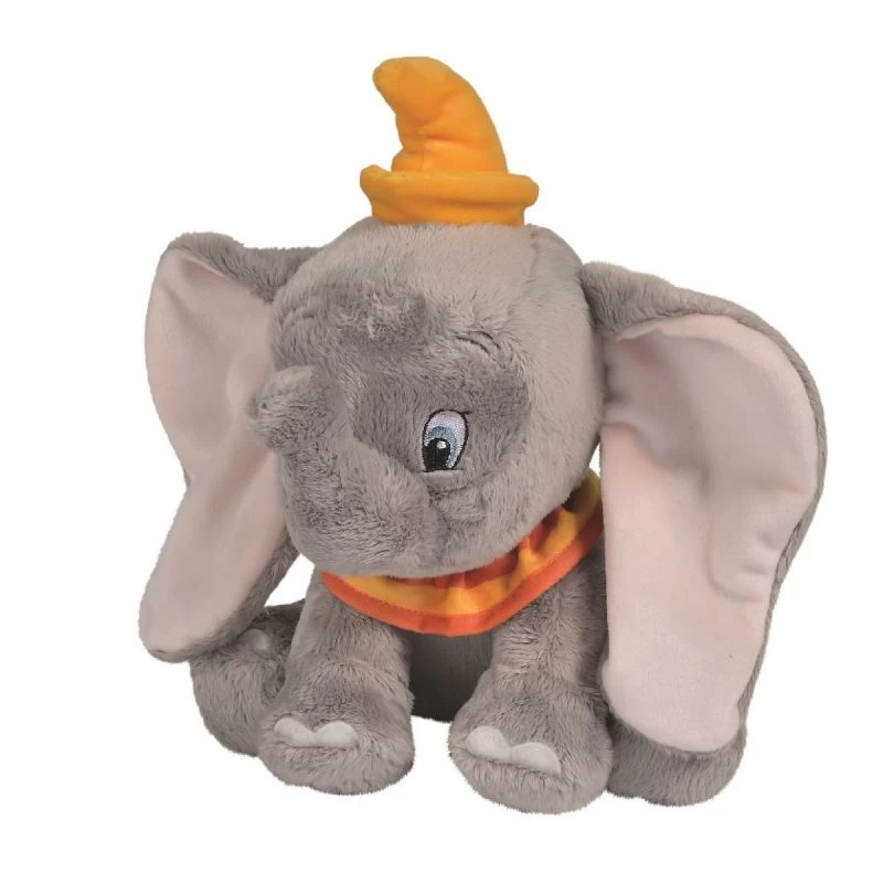 Disney Dumbo L'éléphant Peluche Gris Orange 35 Cm 1 Disney Dumbo L'éléphant Peluche Gris Orange 35 Cm