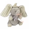 Disney Dumbo L'éléphant Mini Peluche Gris Vichy 15 Cm