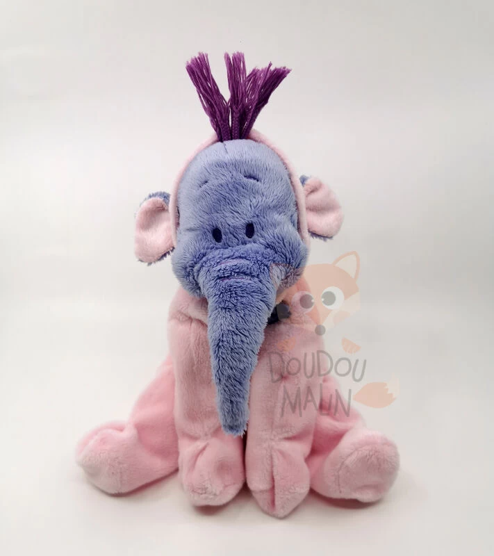 Disney - Efelan L'éléphant - Peluche Pyjama Rose Violet 25 Cm 1 Disney - Efelan L'éléphant - Peluche Pyjama Rose Violet 25 Cm