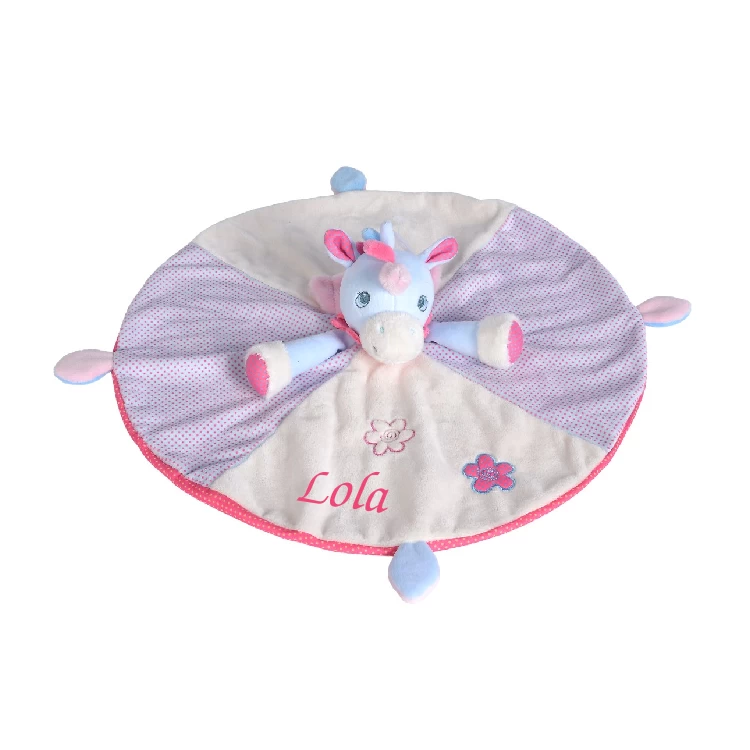 Disney Nicotoy Grand Doudou Rond Licorne Bleu Fleur 40 Cm 1 Disney Nicotoy Grand Doudou Rond Licorne Bleu Fleur 40 Cm