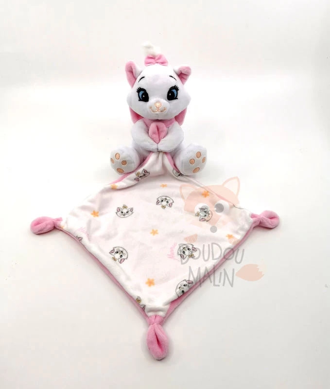 Disney - Marie Le Chat - Peluche Avec Doudou Rose Blanc 25 Cm 1 Disney - Marie Le Chat - Peluche Avec Doudou Rose Blanc 25 Cm