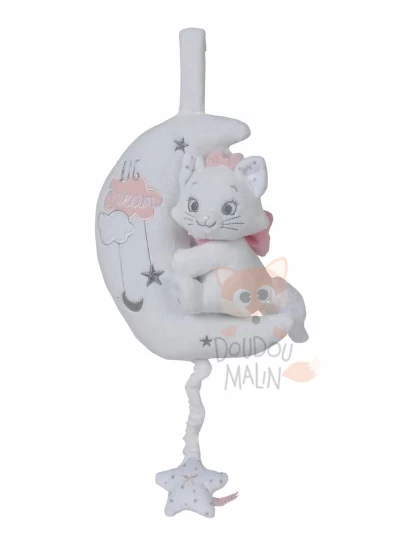 Disney Marie Le Chat Boîte à Musique Blanc Rose Lune Big Dream 1 Disney Marie Le Chat Boîte à Musique Blanc Rose Lune Big Dream