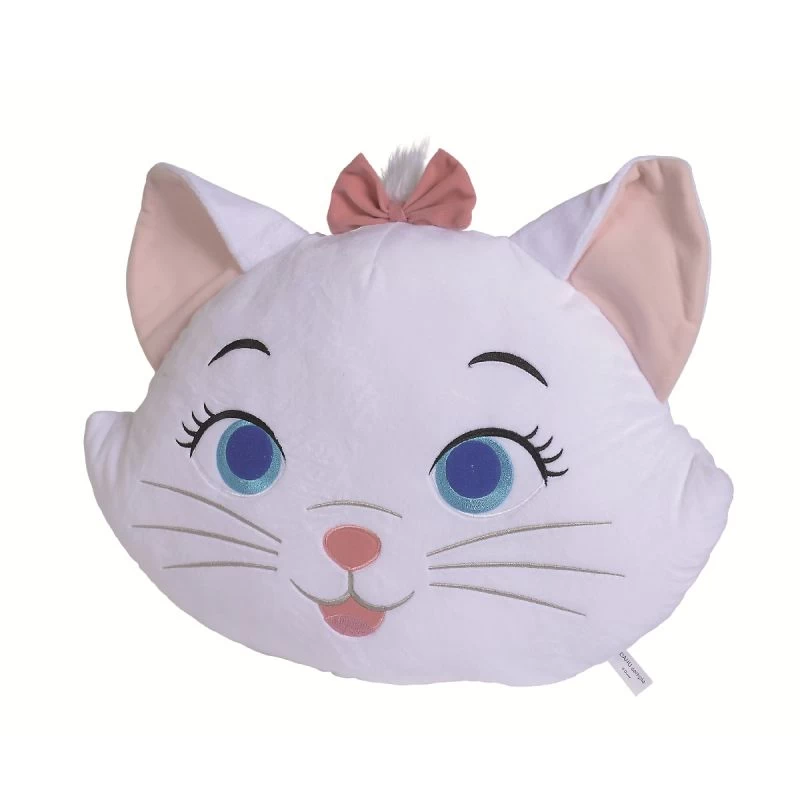 Disney Marie Le Chat Grand Coussin Tête Blanc 50 Cm 1 Disney Marie Le Chat Grand Coussin Tête Blanc 50 Cm