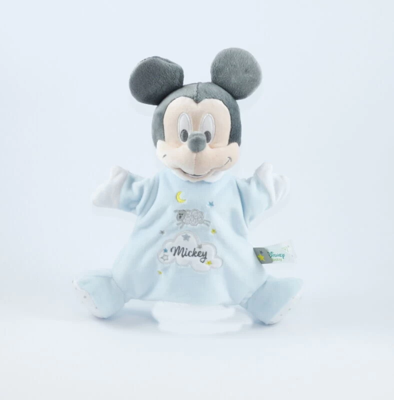 Disney Mickey La Souris Marionnette Bleu Blanc Mouton 1 Disney Mickey La Souris Marionnette Bleu Blanc Mouton