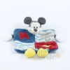 Disney Mickey La Souris Doudou Marionnette Bleu Rouge