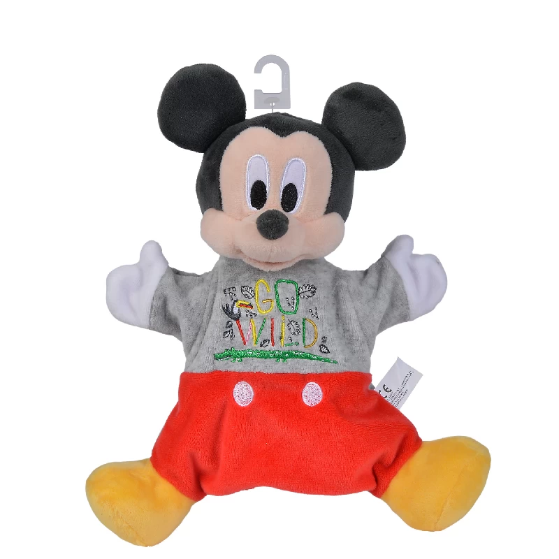 Disney Mickey La Souris Doudou Marionnette Go Wild 25 Cm 1 Disney Mickey La Souris Doudou Marionnette Go Wild 25 Cm