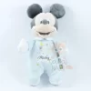 Disney Mickey La Souris Peluche Bleu Blanc Mouton