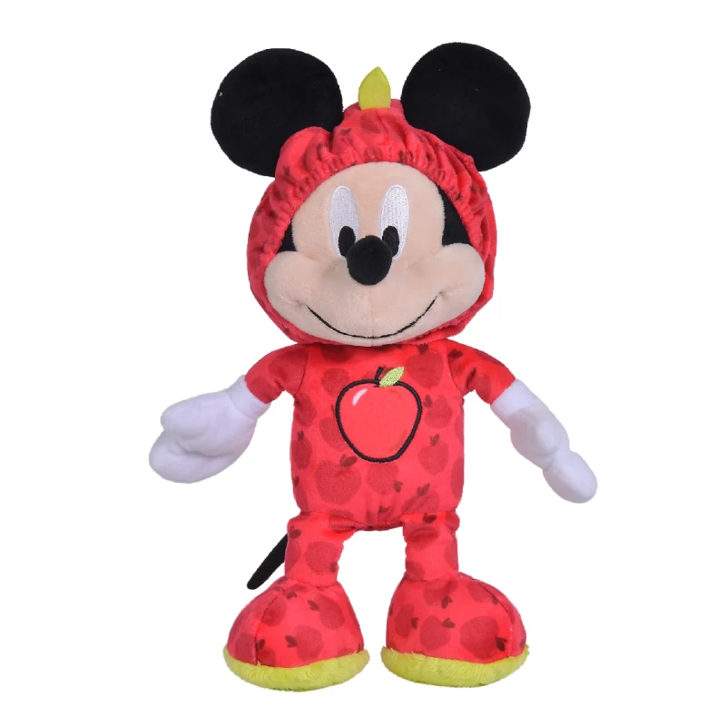Disney Mickey La Souris Peluche Pomme Rouge 25 Cm 1 Disney Mickey La Souris Peluche Pomme Rouge 25 Cm