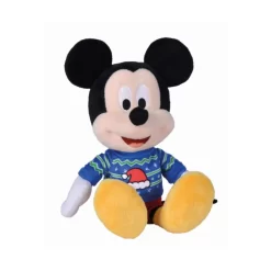 Disney Mickey La Souris Pull De Noël Bleu 20 Cm