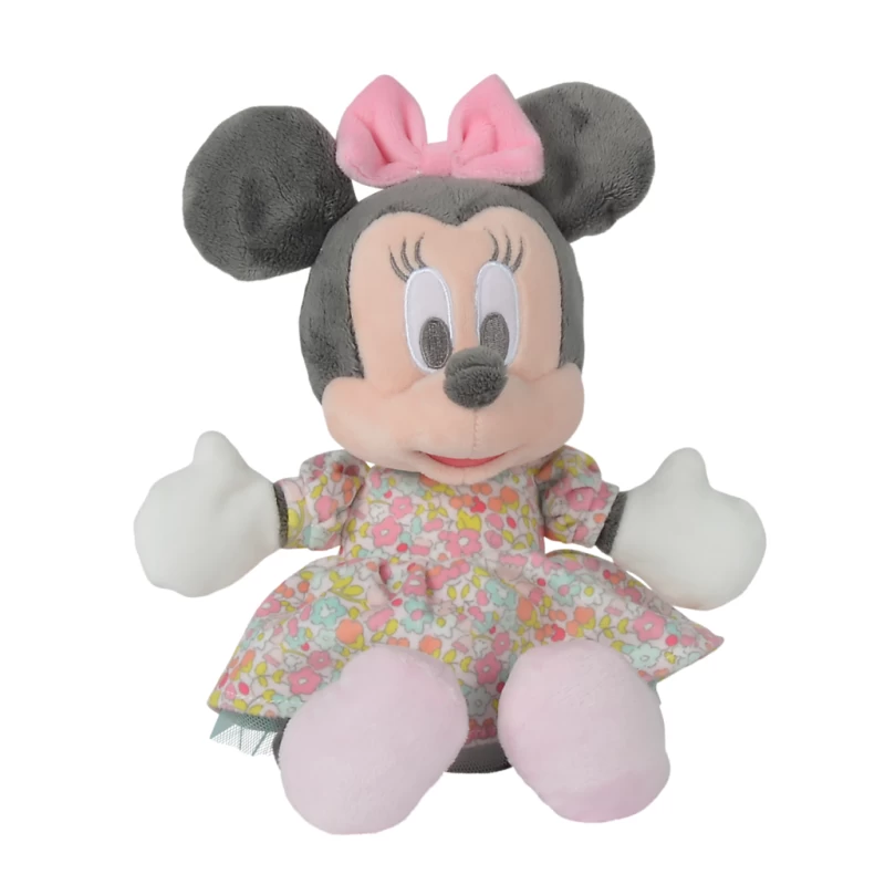 Disney Minnie La Souris Liberty Peluche Rose Fleur 25 Cm 1 Disney Minnie La Souris Liberty Peluche Rose Fleur 25 Cm