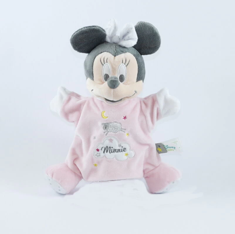 Disney Minnie La Souris Marionnette Rose Blanc Mouton 1 Disney Minnie La Souris Marionnette Rose Blanc Mouton