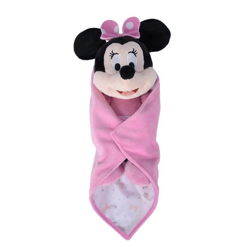 Disney Minnie La Souris Peluche Couverture Rose 25 Cm 2 Disney Minnie La Souris Peluche Couverture Rose 25 Cm – Image 2