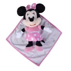 Disney Minnie La Souris Peluche Couverture Rose 25 Cm