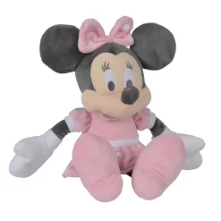 Disney Minnie La Souris Peluche Rose 35 Cm