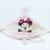 Disney Minnie La Souris Doudou Plat Rose Beige