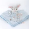 Disney - Panpan Le Lapin - Maxi Doudou Plat Carré Bleu 40 Cm