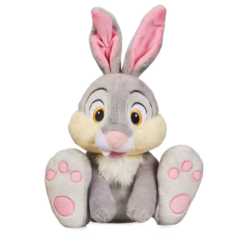 Disney Panpan Le Lapin Peluche Assis Gris 30 Cm
