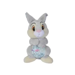 Disney Panpan Lapin Peluche Fleur Gris 18 Cm