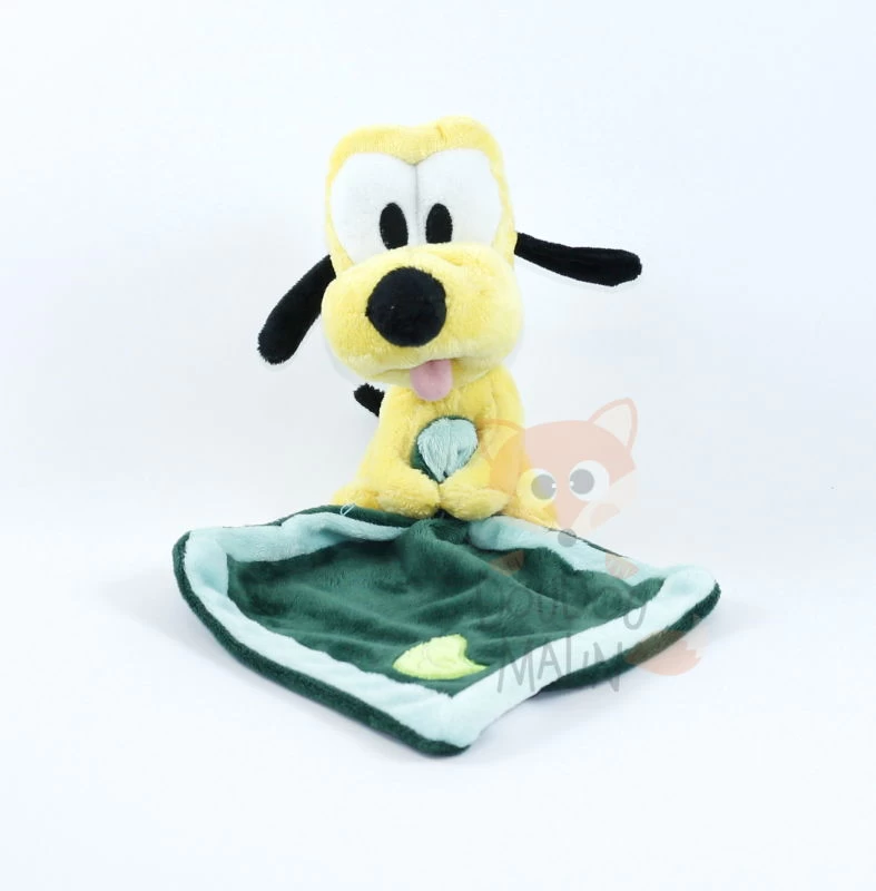 Disney Pluto Le Chien Doudou Mouchoir Jaune Vert Feuille 1 Disney Pluto Le Chien Doudou Mouchoir Jaune Vert Feuille