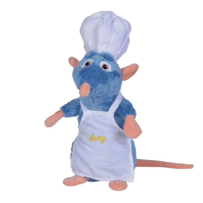Disney Ratatouille Rémy Le Rat Peluche Tablier 25 Cm 1 Disney Ratatouille Rémy Le Rat Peluche Tablier 25 Cm
