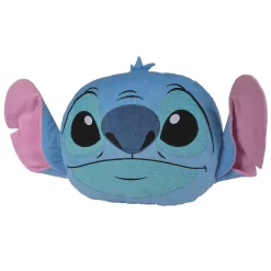 Disney Stitch Grand Coussin Tête Bleu 50 Cm