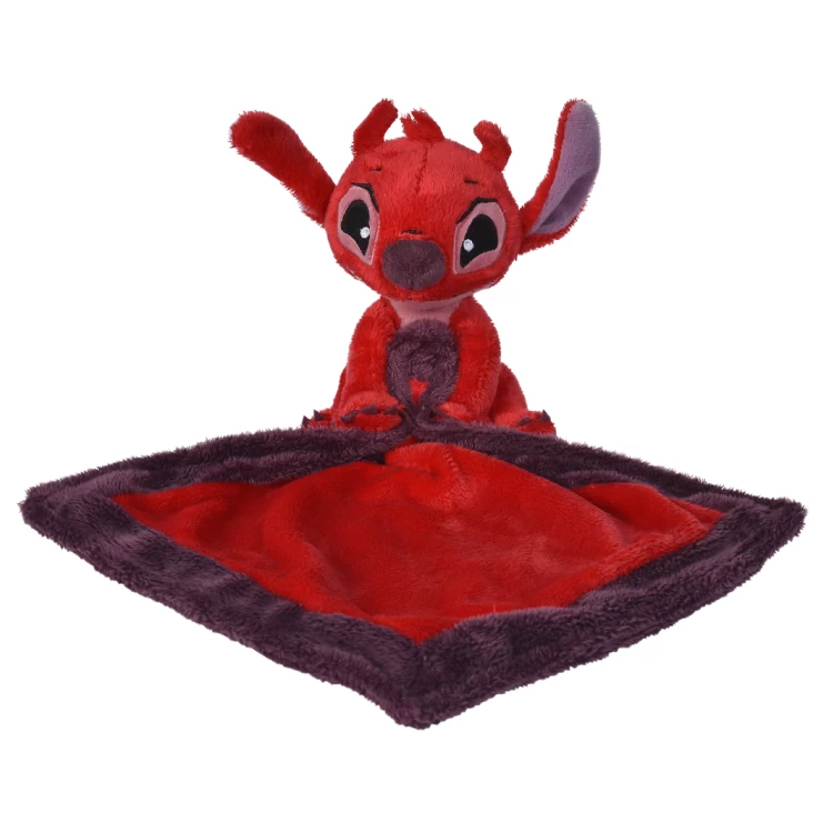 Disney Stitch Leroy Doudou Mouchoir Rouge 40 Cm 2 Disney Stitch Leroy Doudou Mouchoir Rouge 40 Cm – Image 2