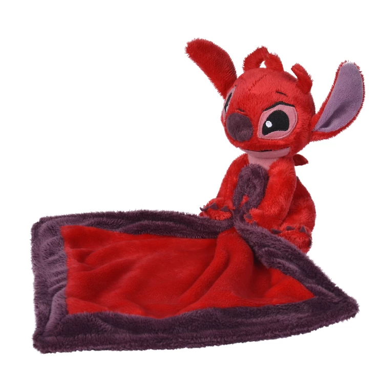Disney Stitch Leroy Doudou Mouchoir Rouge 40 Cm 3 Disney Stitch Leroy Doudou Mouchoir Rouge 40 Cm – Image 3