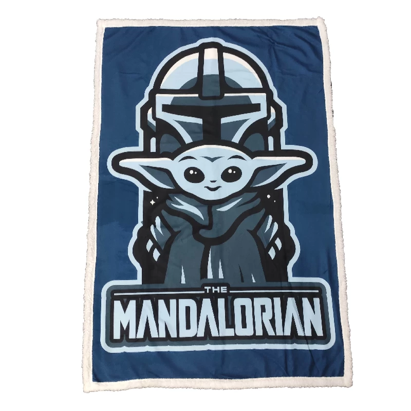 Disney The Mandalorian - Couverture Plaid Sherpa Grogu 150 X 100 Cm 2 Disney The Mandalorian - Couverture Plaid Sherpa Grogu 150 X 100 Cm – Image 2
