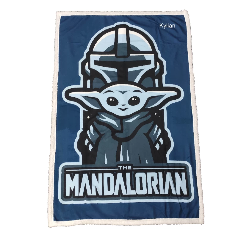 Disney The Mandalorian - Couverture Plaid Sherpa Grogu 150 X 100 Cm 1 Disney The Mandalorian - Couverture Plaid Sherpa Grogu 150 X 100 Cm