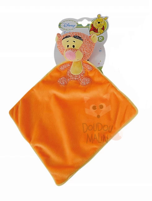 Disney Tigrou Doudou Plat Tricot Orange 1 Disney Tigrou Doudou Plat Tricot Orange