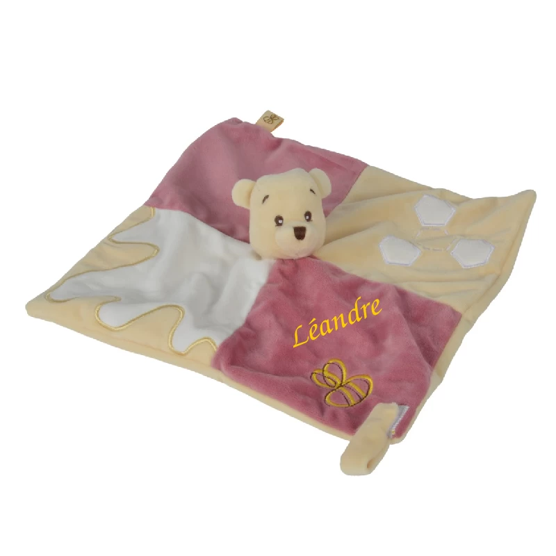 Disney Winnie L'ourson Floppy Doudou Plat Jaune Rouge 1 Disney Winnie L'ourson Floppy Doudou Plat Jaune Rouge