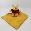 Disney - Winnie L'ourson - Mini Peluche Avec Doudou Jaune Rouge 25 Cm