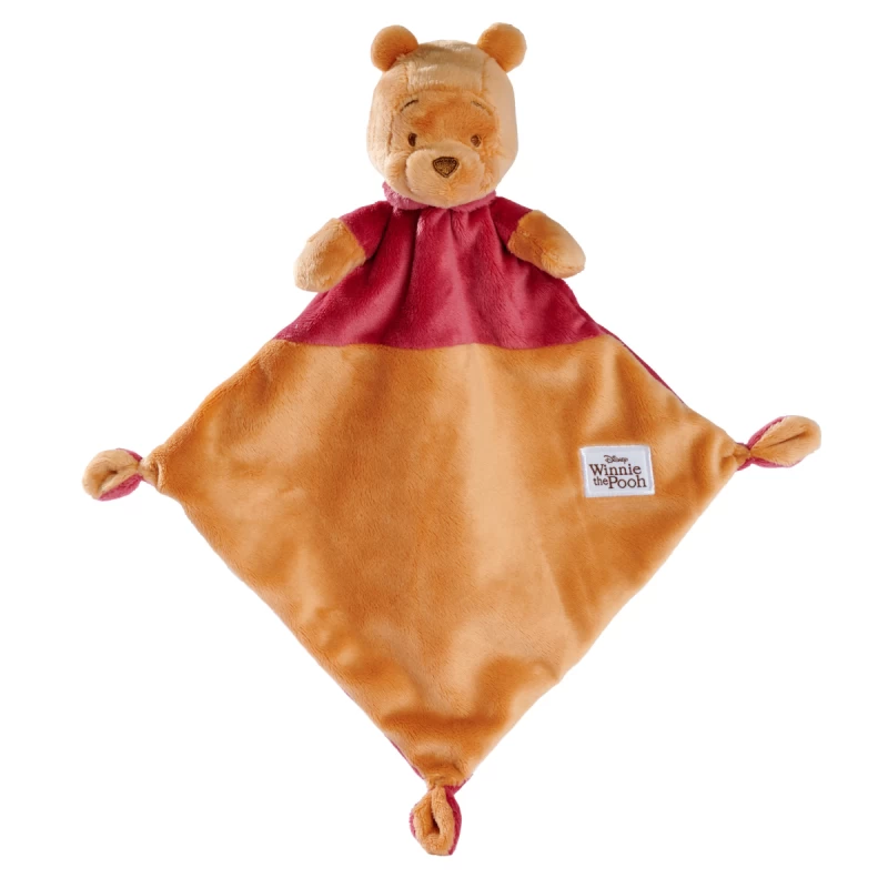 Disney - Winnie L'ourson - Doudou Plat Jaune Rouge 25 Cm 2 Disney - Winnie L'ourson - Doudou Plat Jaune Rouge 25 Cm – Image 2