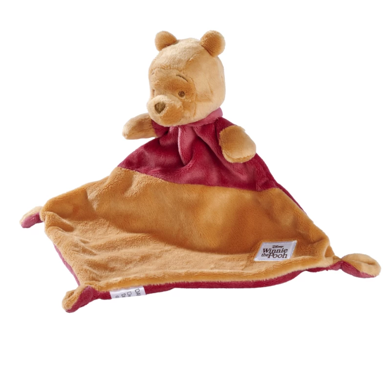 Disney - Winnie L'ourson - Doudou Plat Jaune Rouge 25 Cm 3 Disney - Winnie L'ourson - Doudou Plat Jaune Rouge 25 Cm – Image 3